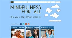 Desktop Screenshot of mindfulness4all.co.uk